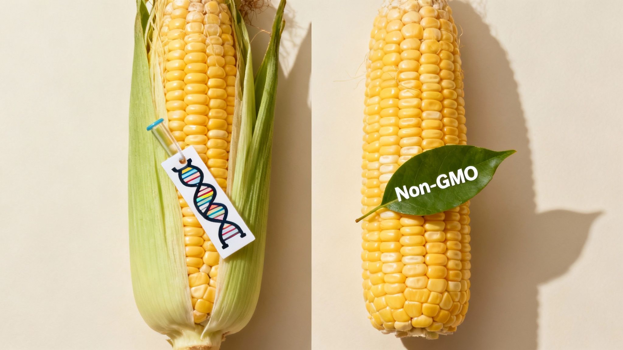 A bright assortment of fresh, non-GMO vegetables like carrots and beets on a wooden board.