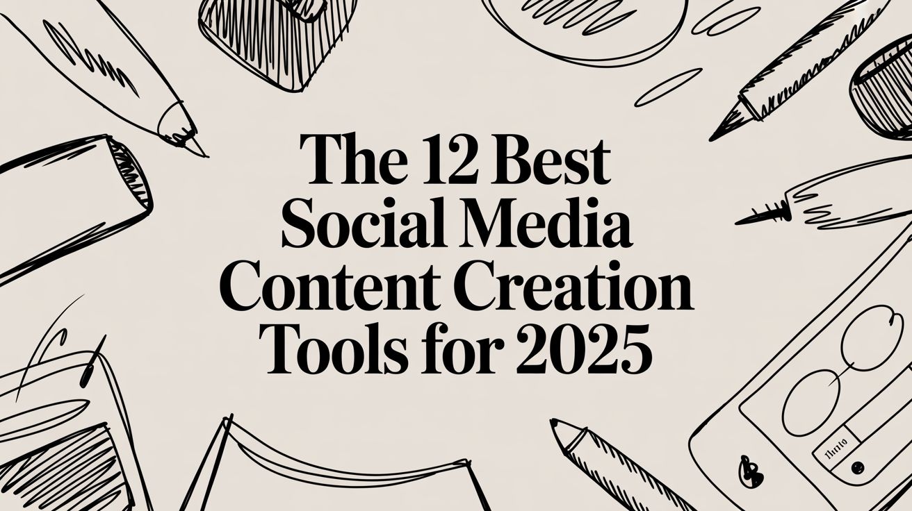 The 12 Best Social Media Content Creation Tools for 2025