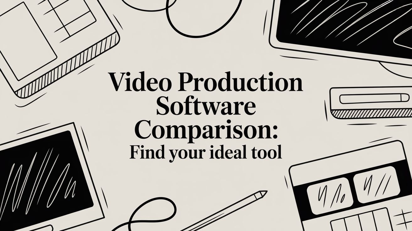Video Production Software Comparison: Find Your Ideal Tool