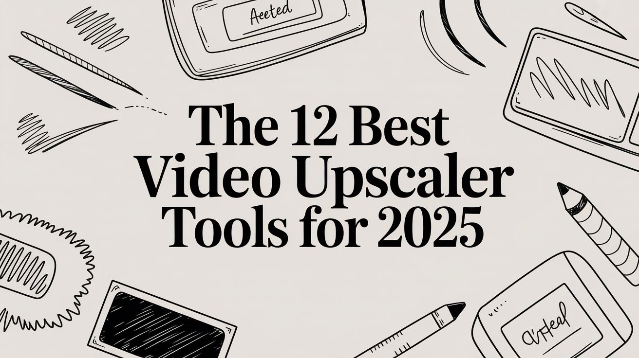 The 12 Best Video Upscaler Tools for 2025