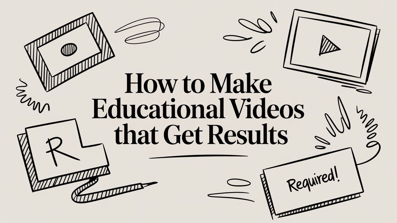 How to Make Educational Videos That Get Results