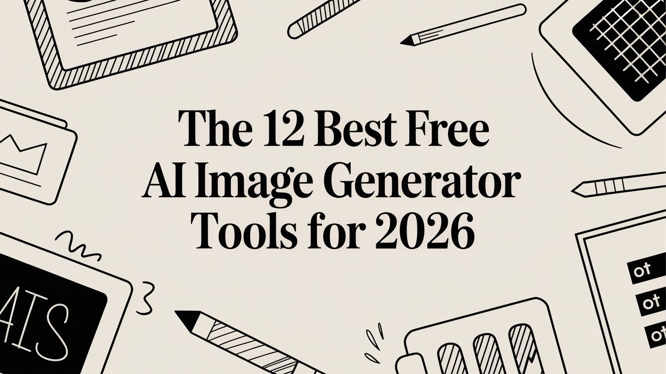 The 12 Best Free AI Image Generator Tools for 2026