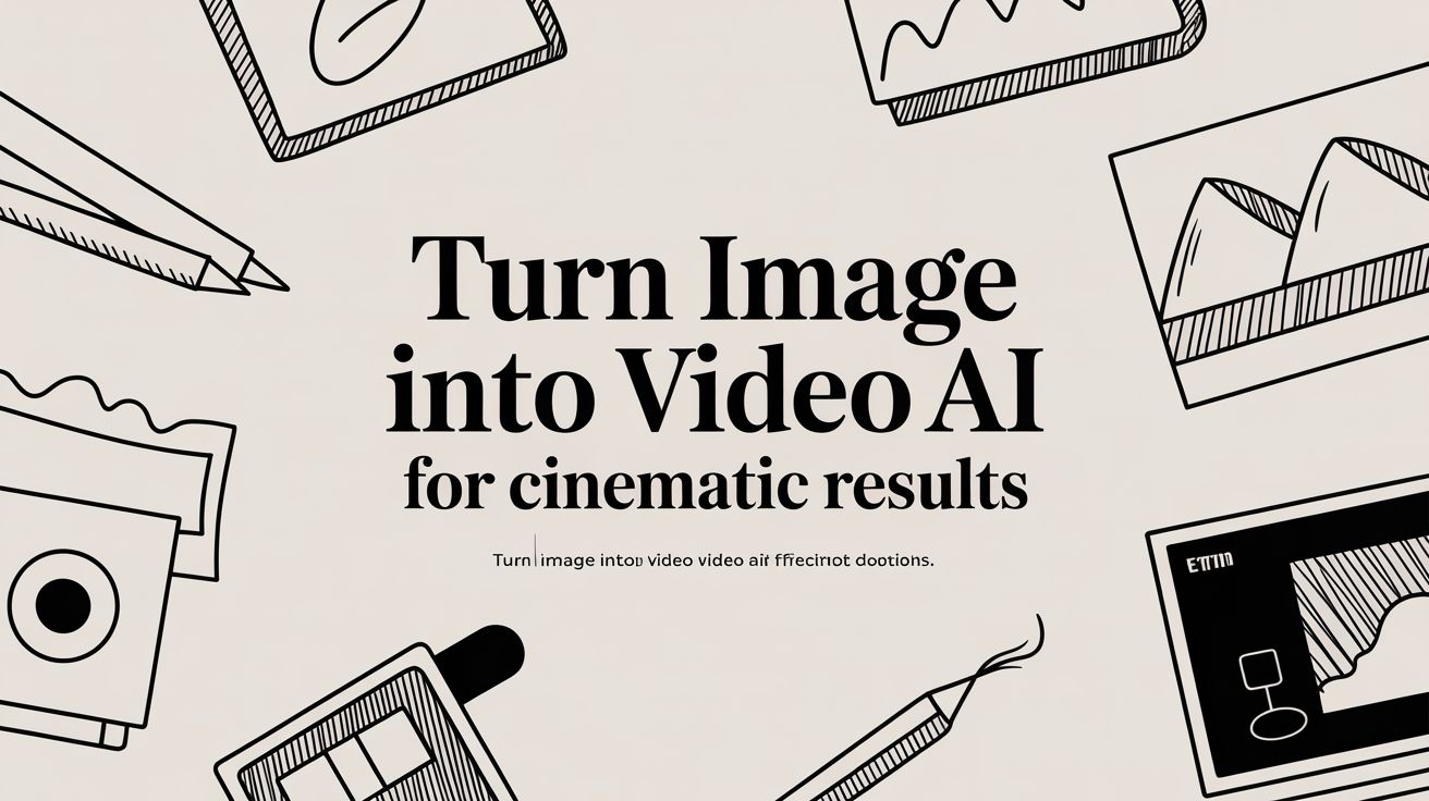Turn Image Into Video AI for Cinematic Results