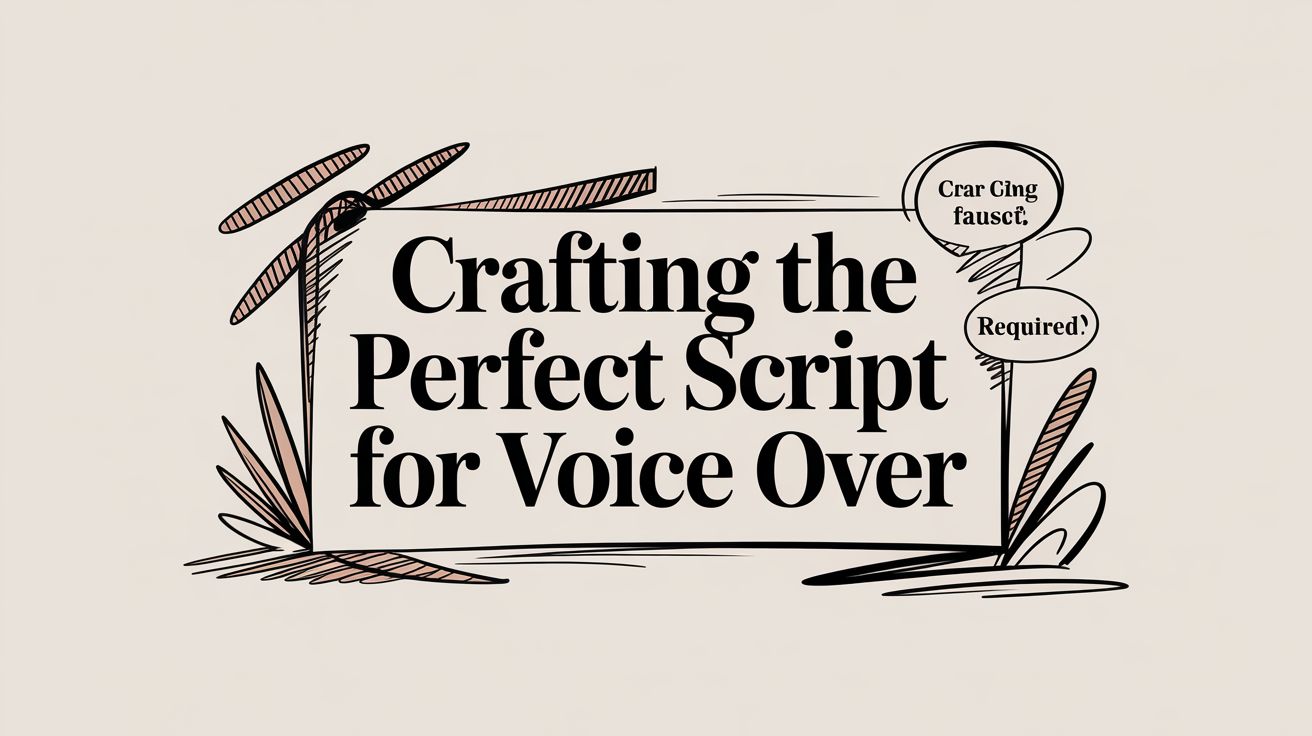 Crafting the Perfect Script for Voice Over