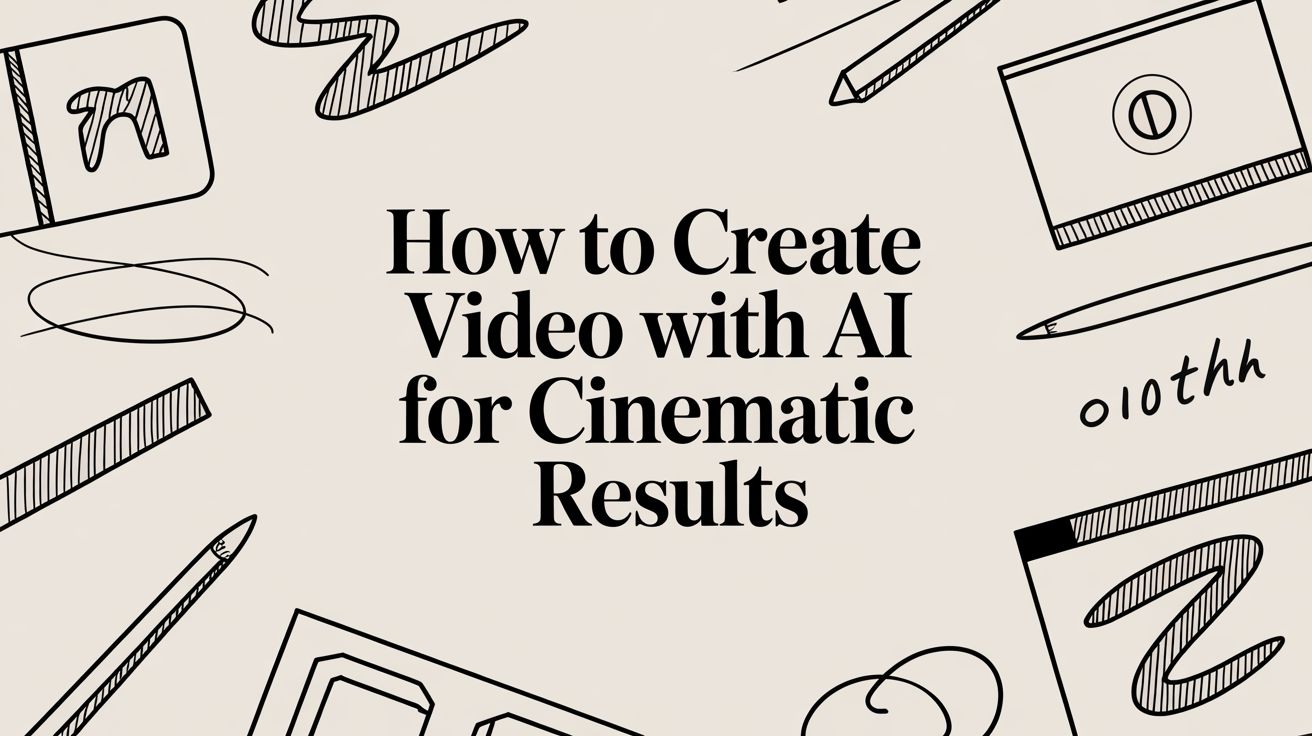 How to Create Video With AI for Cinematic Results