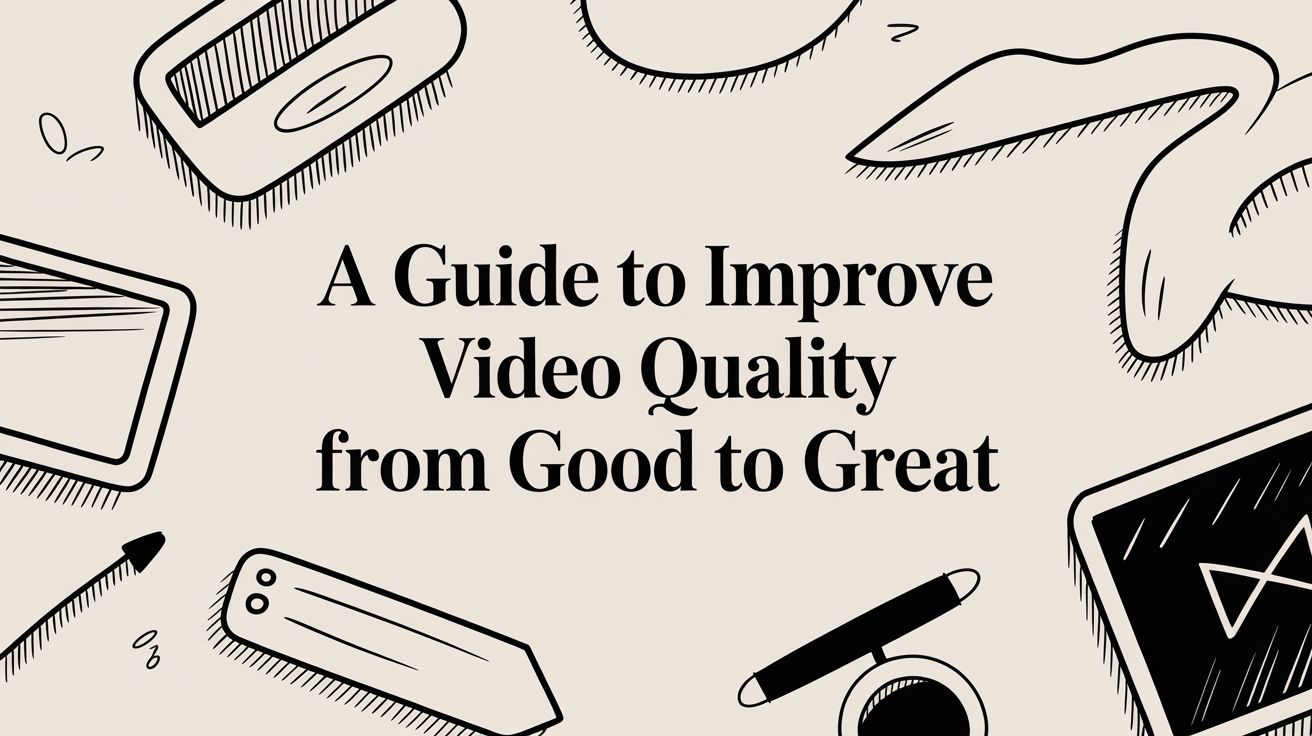 A Guide to Improve Video Quality From Good to Great
