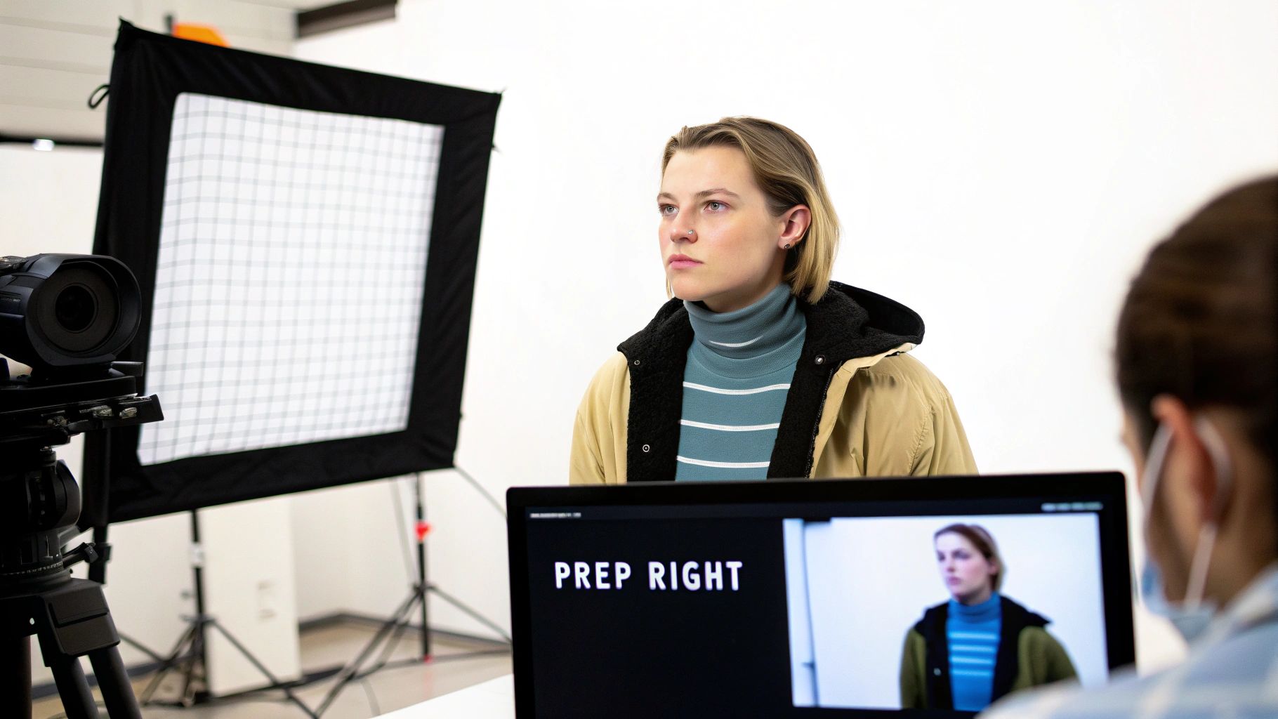 Clean portrait ready for animation