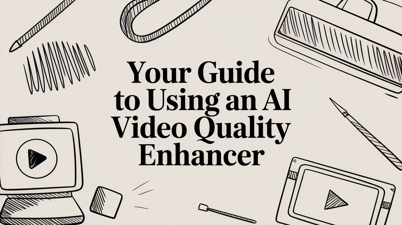 Your Guide to Using an AI Video Quality Enhancer