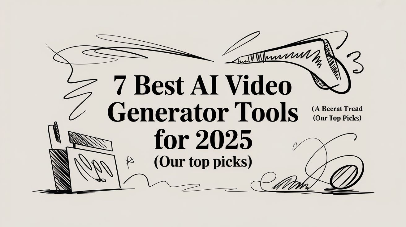 7 Best AI Video Generator Tools for 2025 (Our Top Picks)