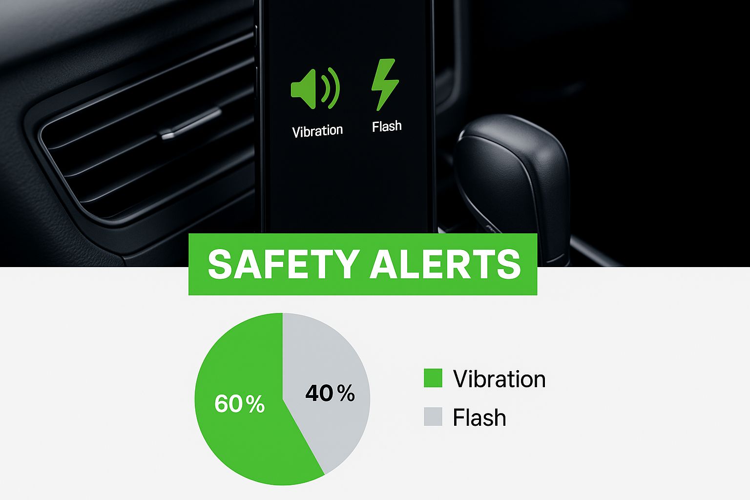 Infographic about how do deaf people drive