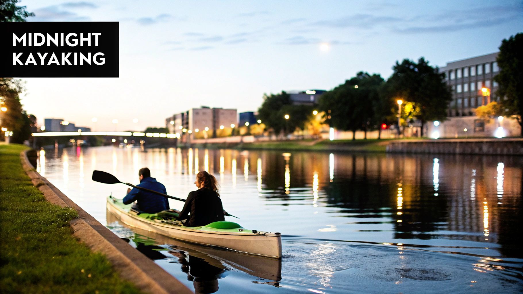 Midnight Kayaking on Regent's Canal