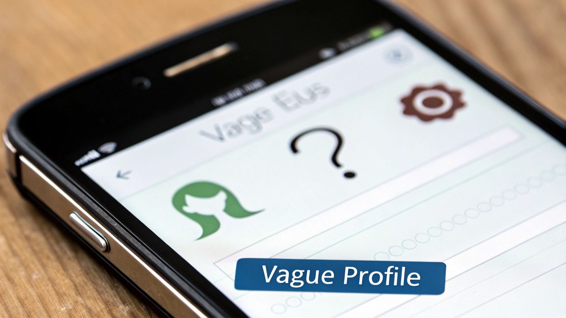 Inconsistent or Vague Profile Information