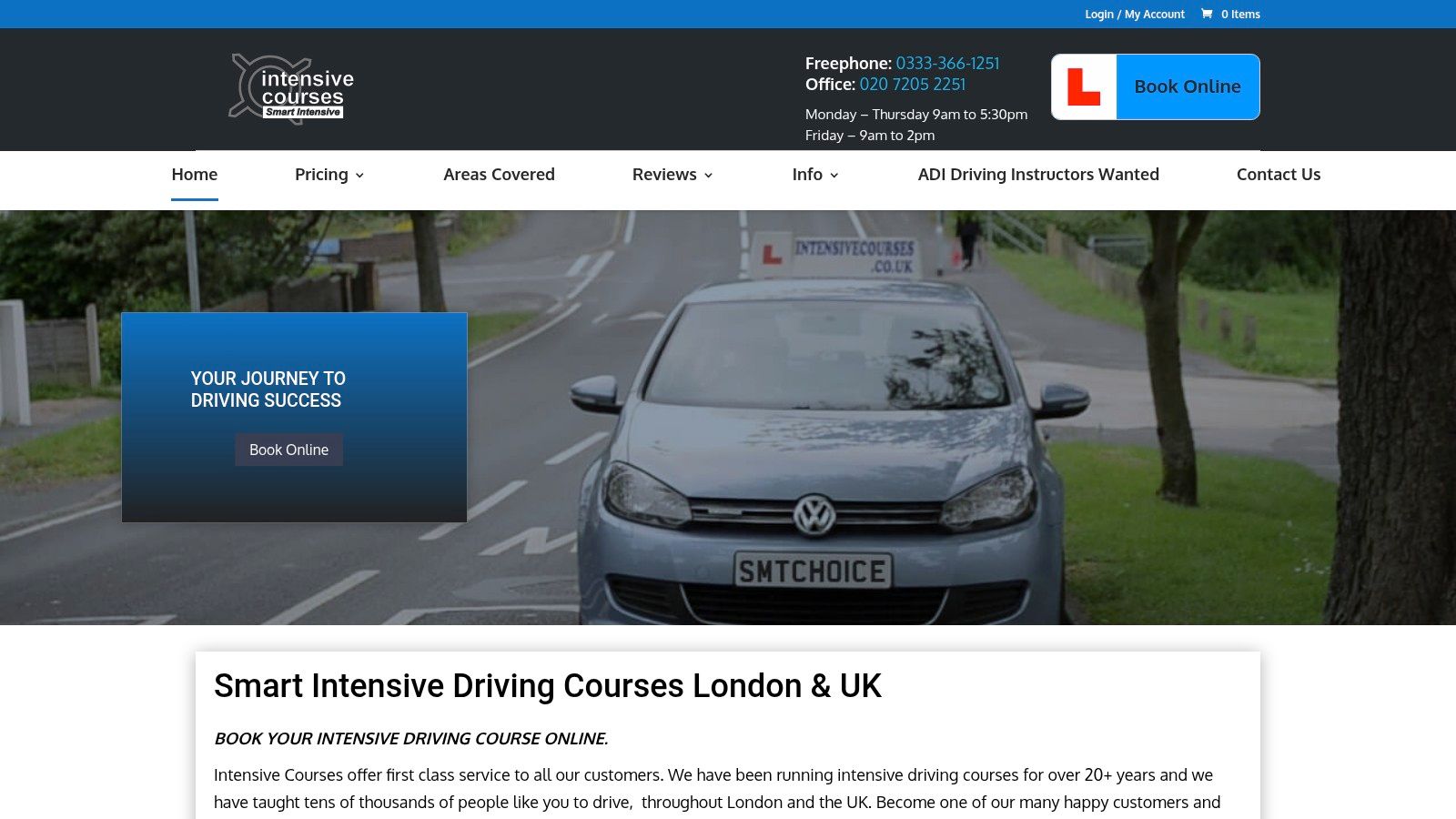 DVSA Driving Courses (Intensive Courses UK)