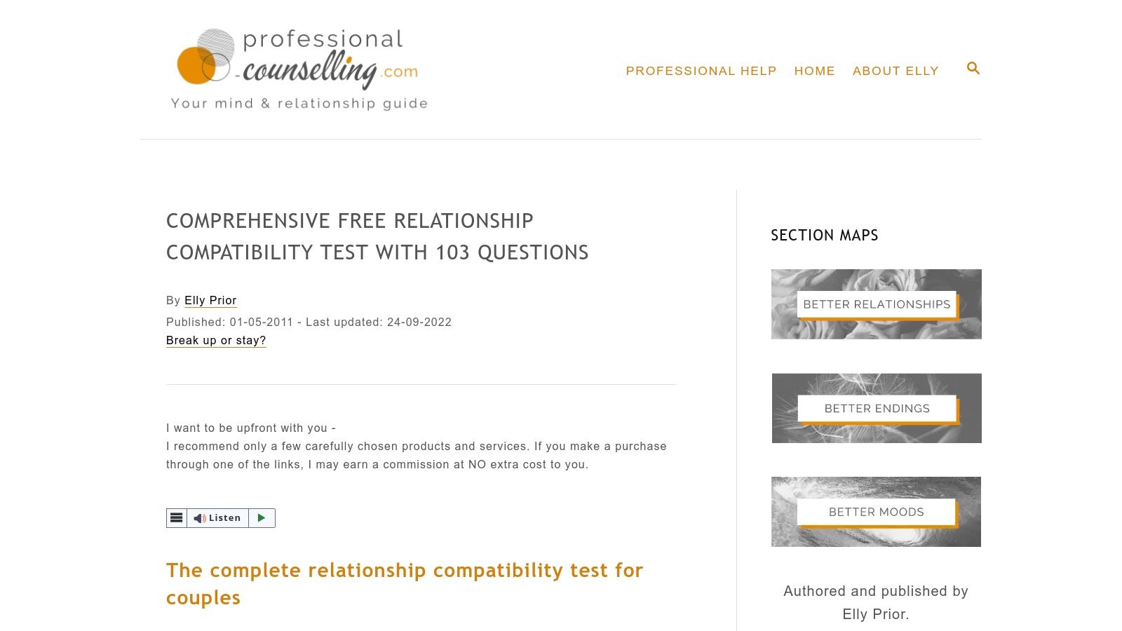 Professional Counselling
