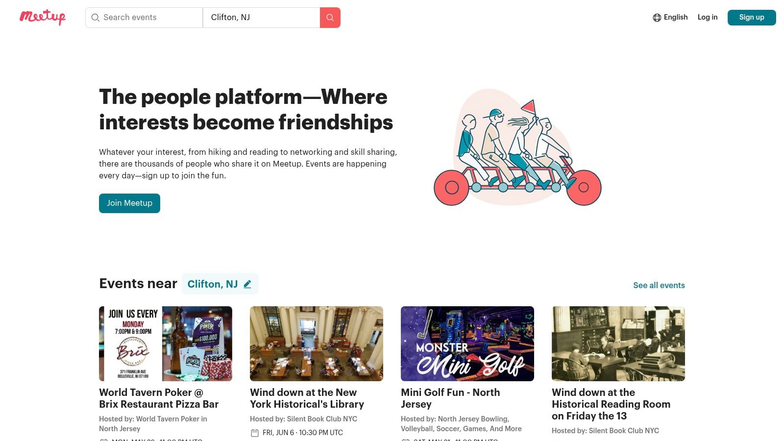 Meetup Singles Events