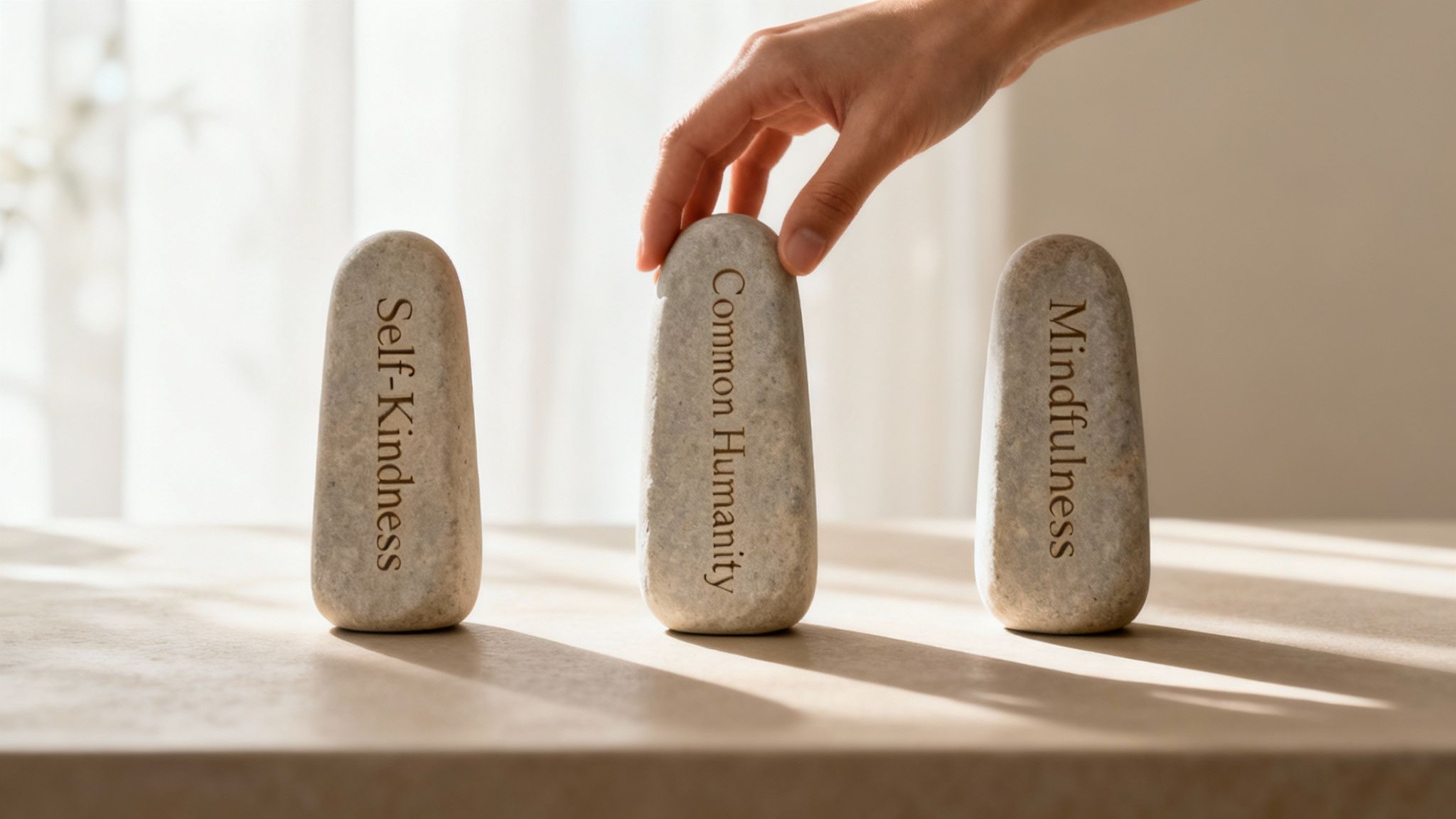 A diagram of the human brain with highlighted areas representing emotional regulation.