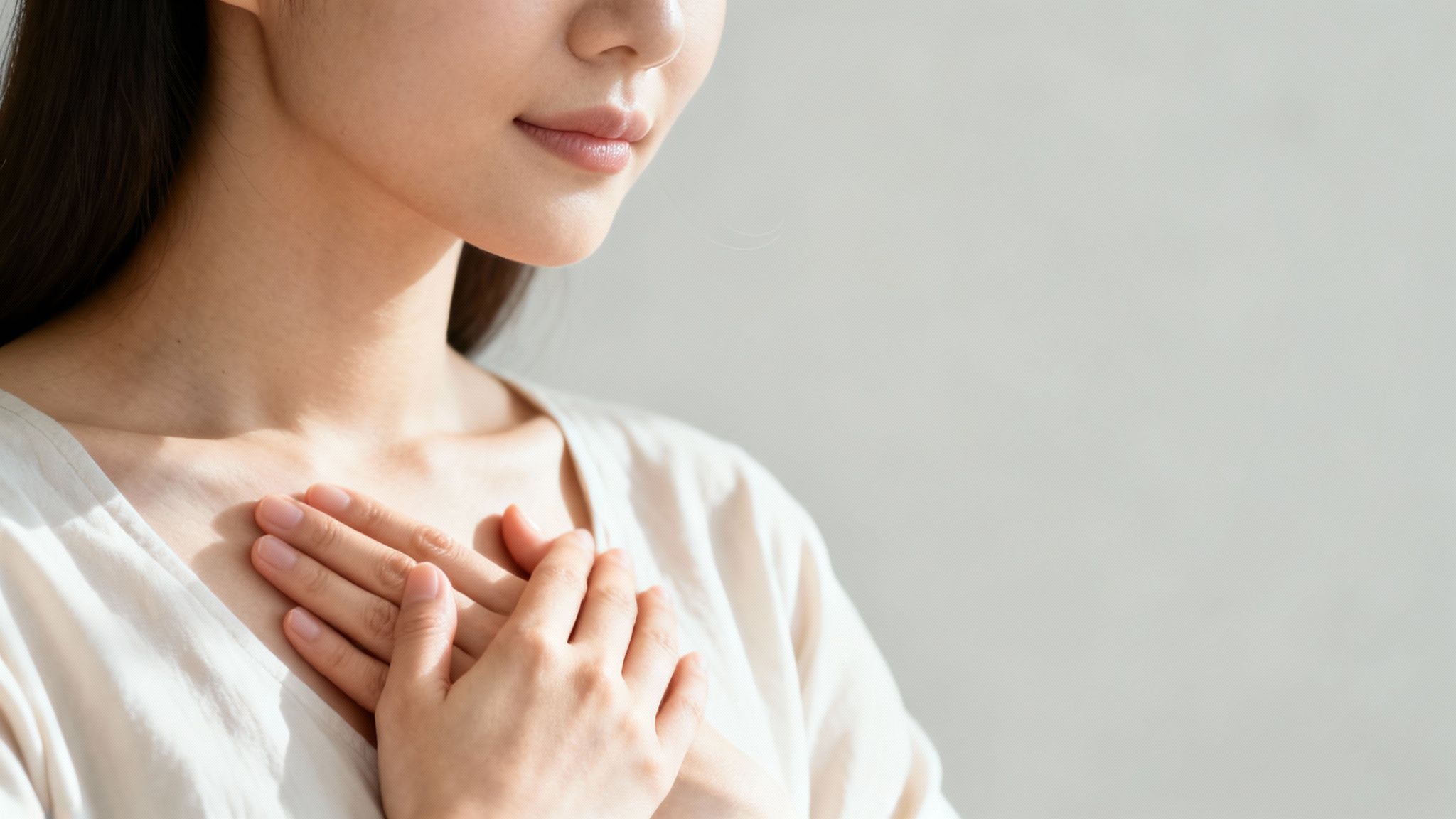 A person navigating a winding path through a foggy forest, symbolising the journey through self-compassion's challenges.