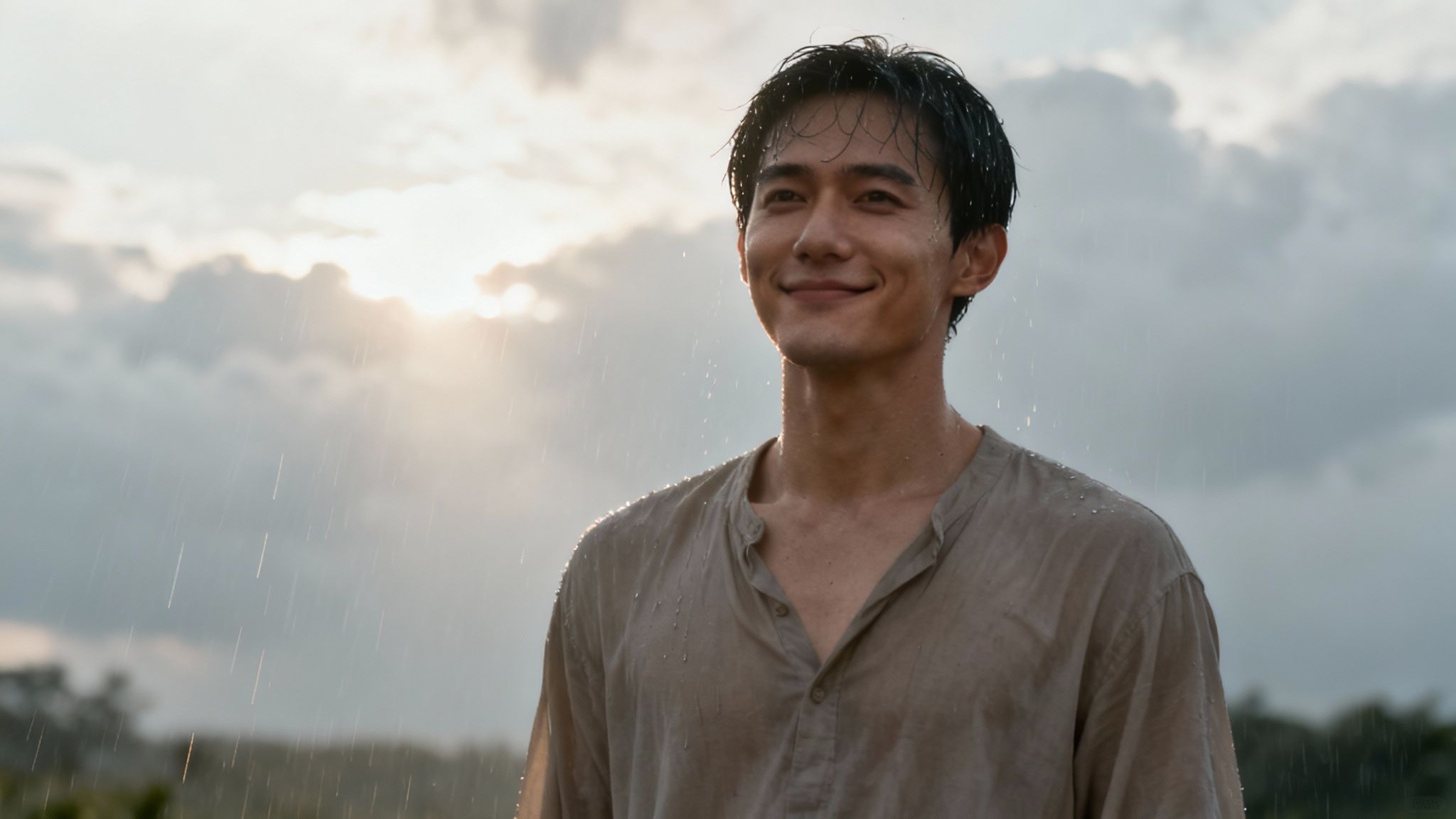 A person standing strong and looking at a bright horizon, symbolizing resilience.