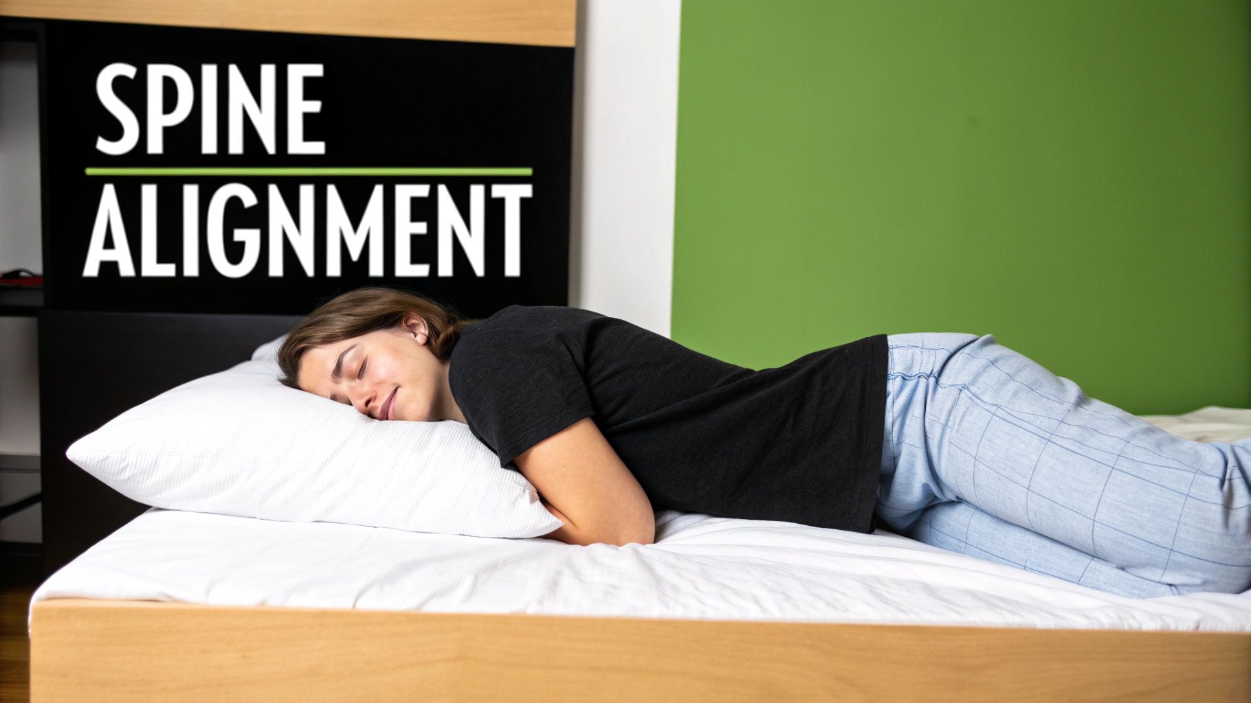 Side Sleeping with Pillow Between Knees