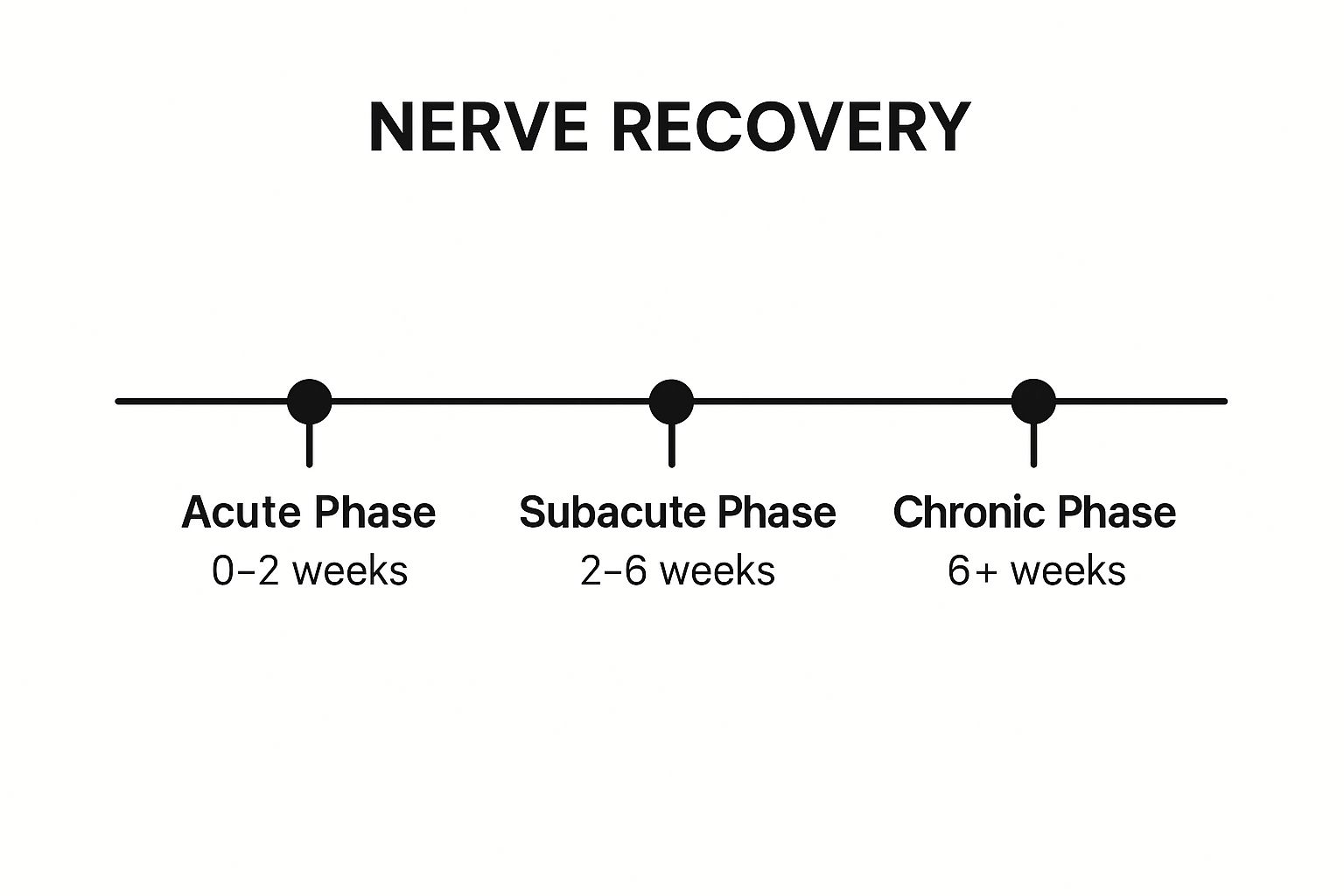 Infographic about how long can trapped nerve last