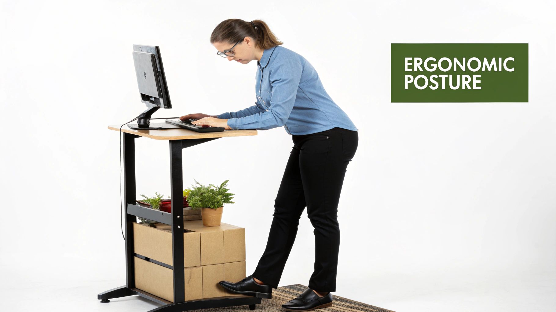A healthcare professional discussing options with a patient in a calm clinic setting.