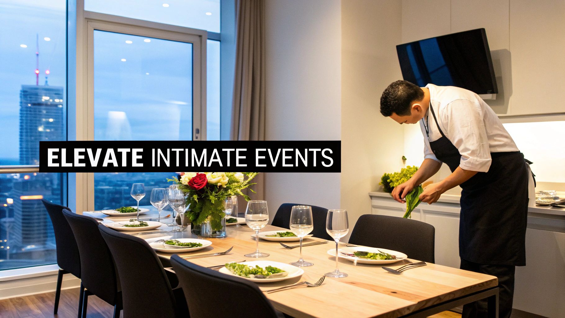 A beautifully arranged catering spread with various dishes ready for a party.