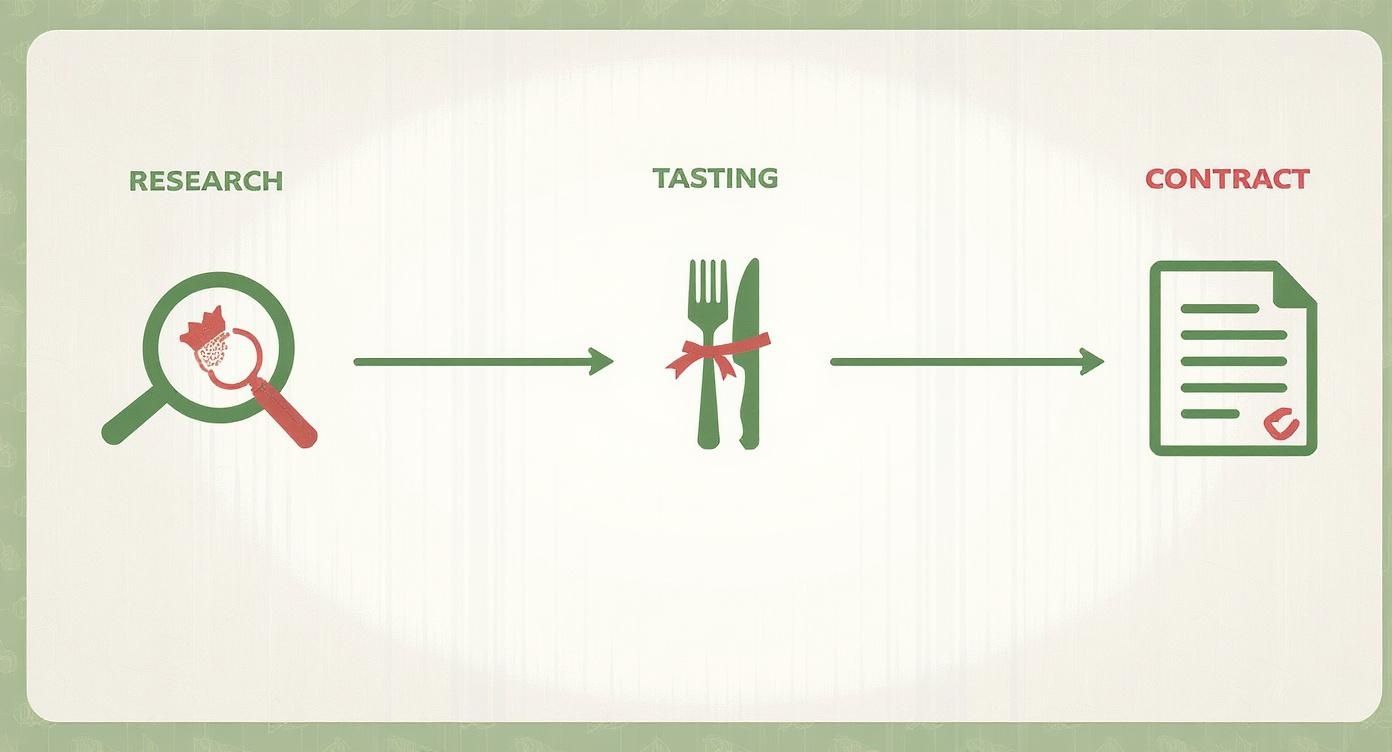 Infographic about catering for xmas