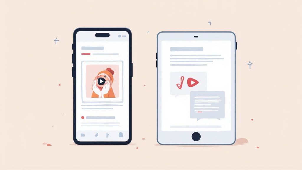 How do you create engaging content for different social media platforms?
