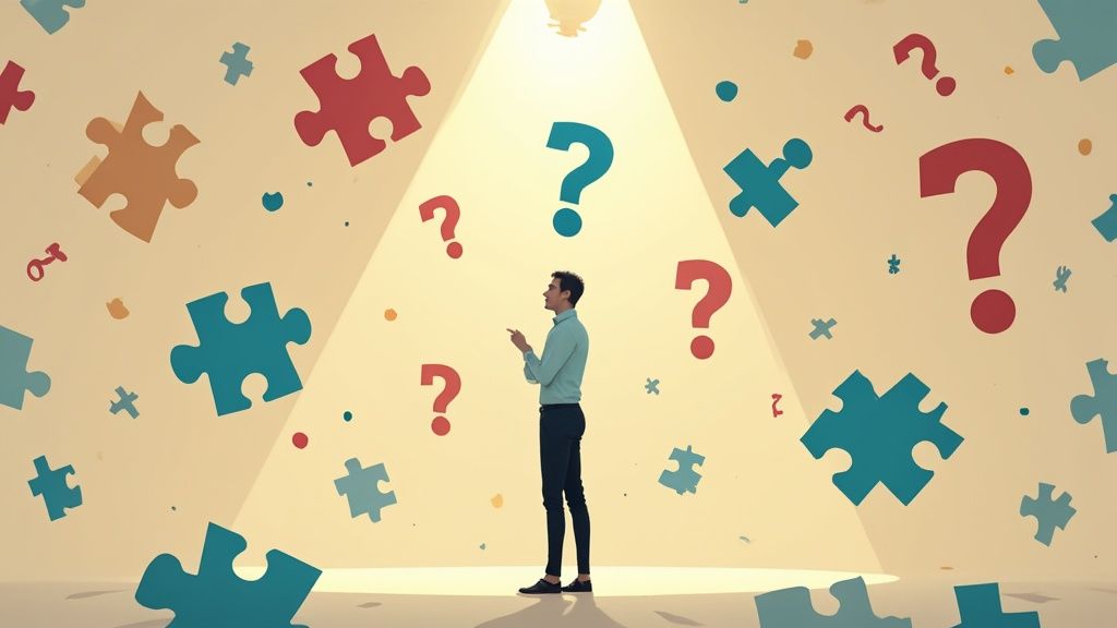 How do you approach problem-solving when faced with ambiguous information?