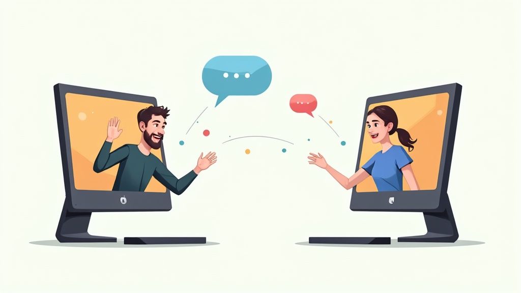 How do you handle communication and stay connected with team members in a remote environment?