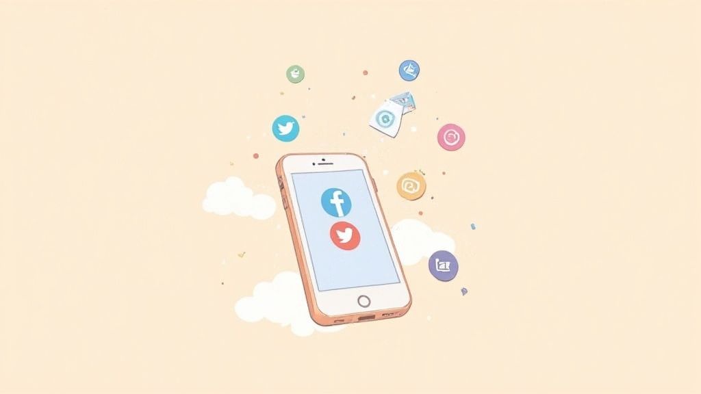 A person analyzing social media engagement metrics on a screen