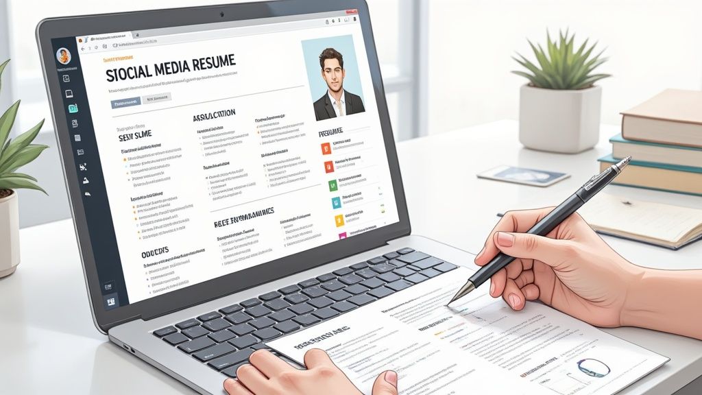 Social Media Marketing Resume Template | Boost Your Career