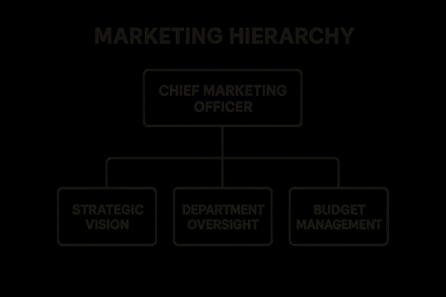 Infographic showing key data about Chief Marketing Officer (CMO)