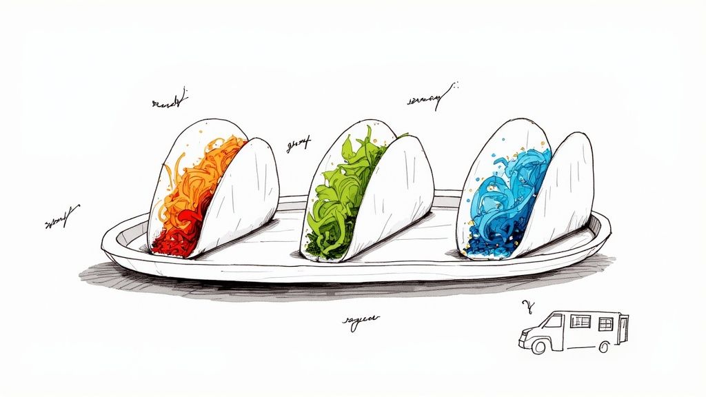 Gourmet Fusion Tacos