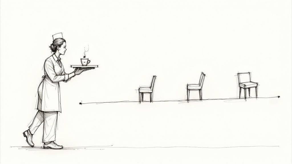 Tell me about your experience as a server