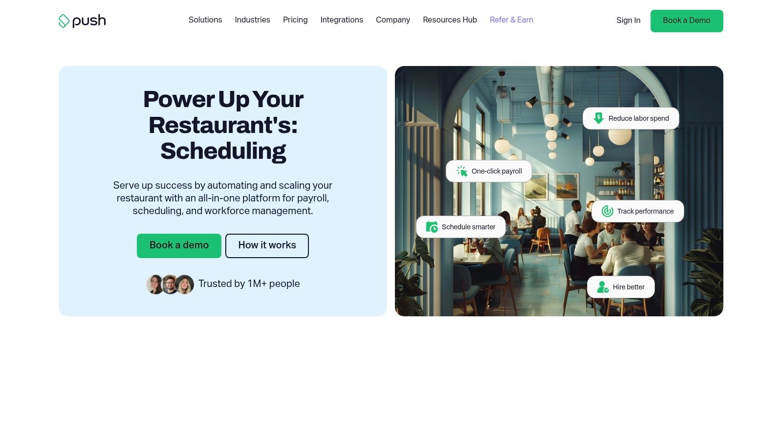 Push Operations (Payroll + Workforce for Restaurants)