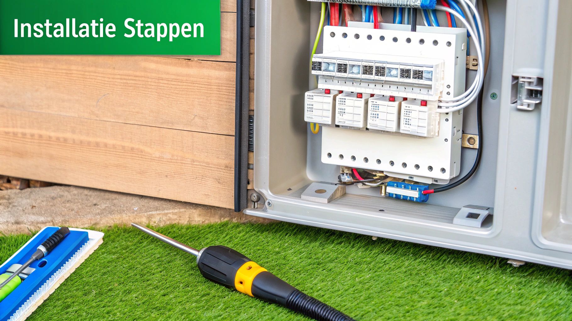 Materialen voor groepenkast uitbreiden