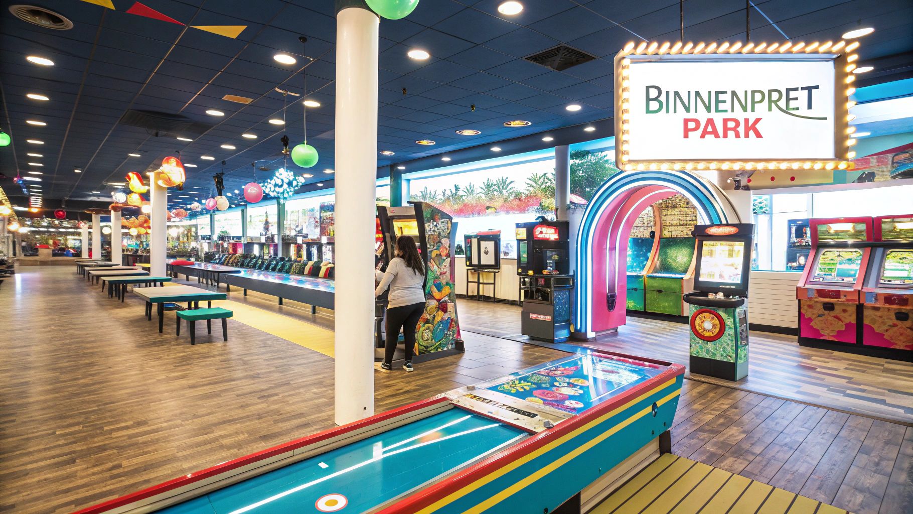 Indoor pretparken en speelhallen