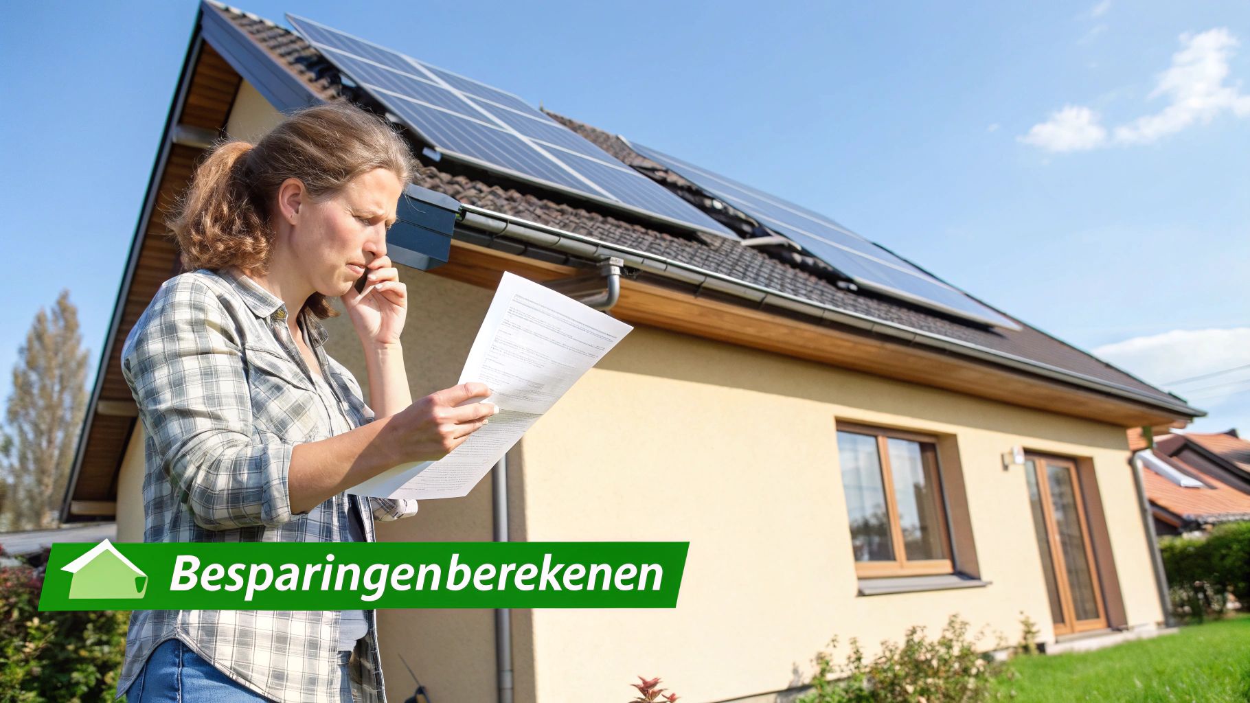 Maandelijkse opbrengst zonnepanelen