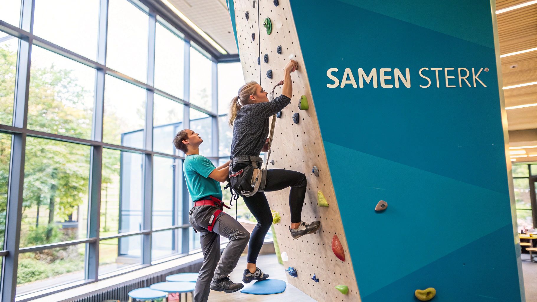 Indoor Rock Climbing