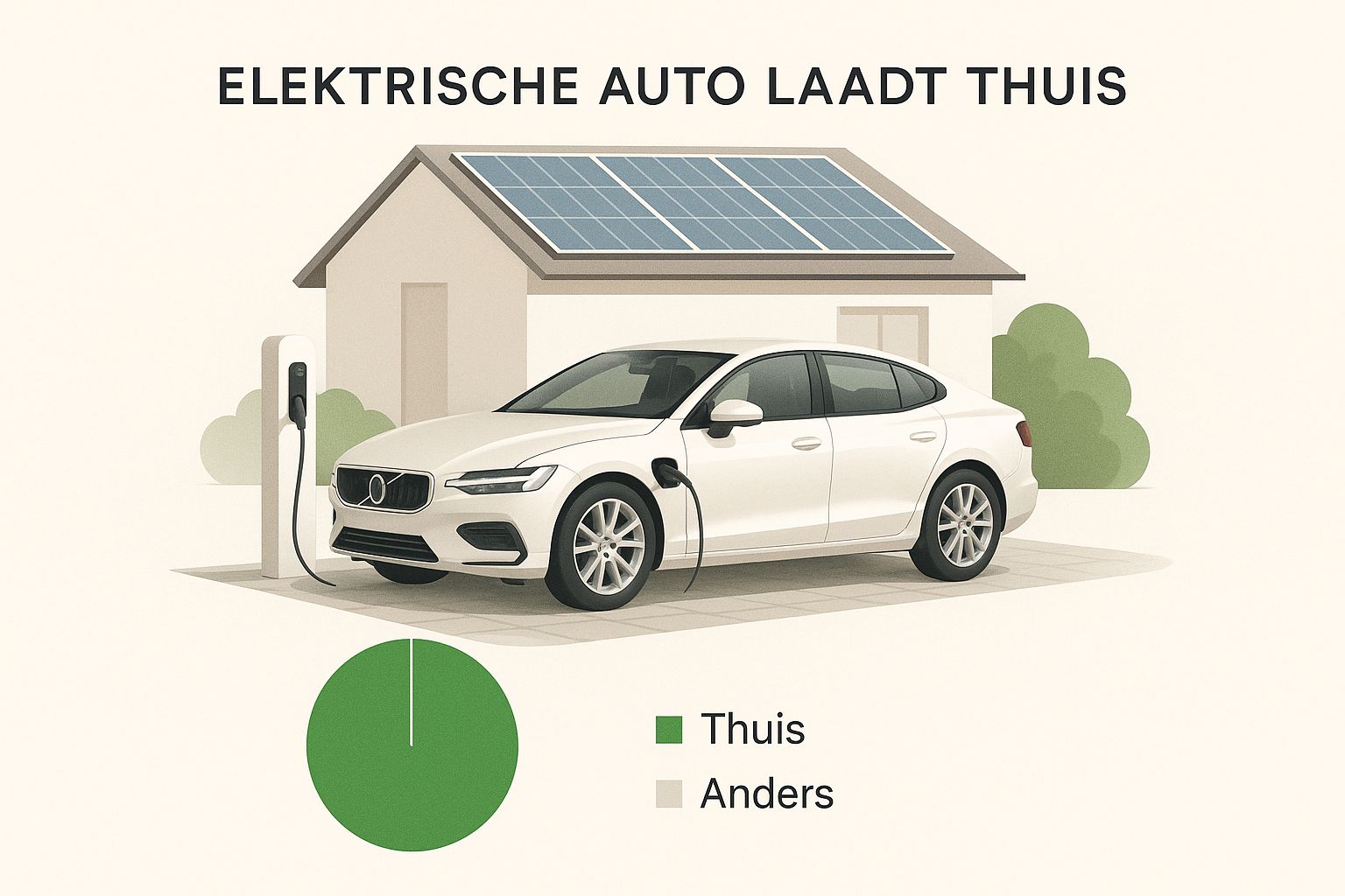 Infographic about laadpaal voor elektrische auto