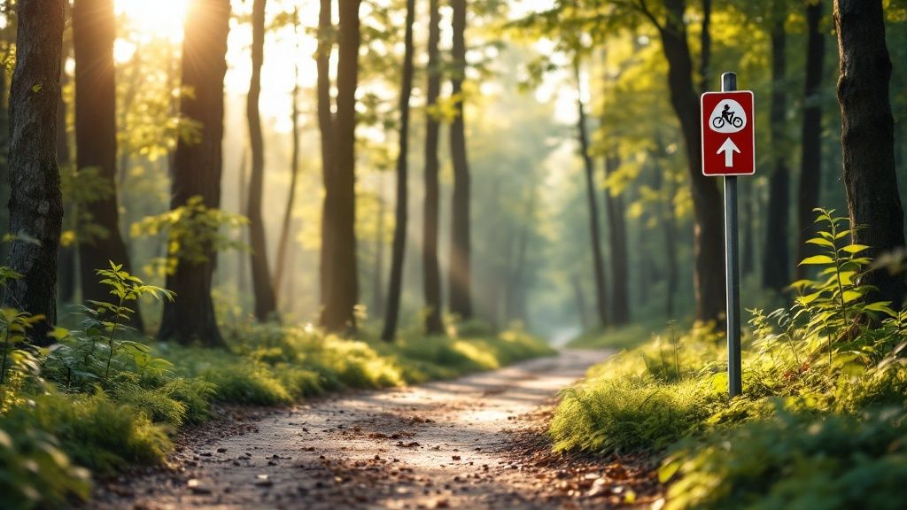 Fietsen over de Veluwse knooppuntenroutes