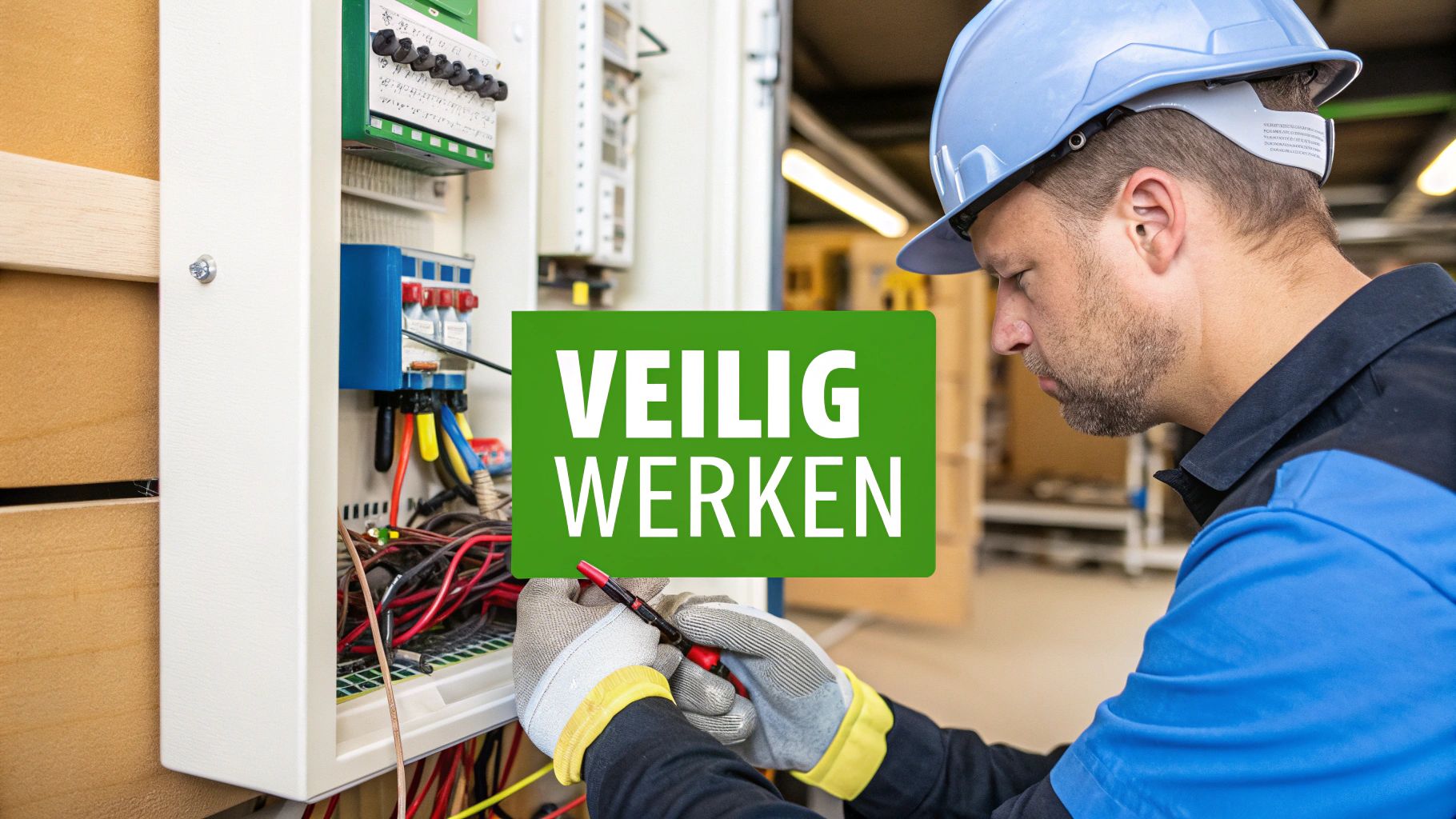 Veilig werken aan de groepenkast