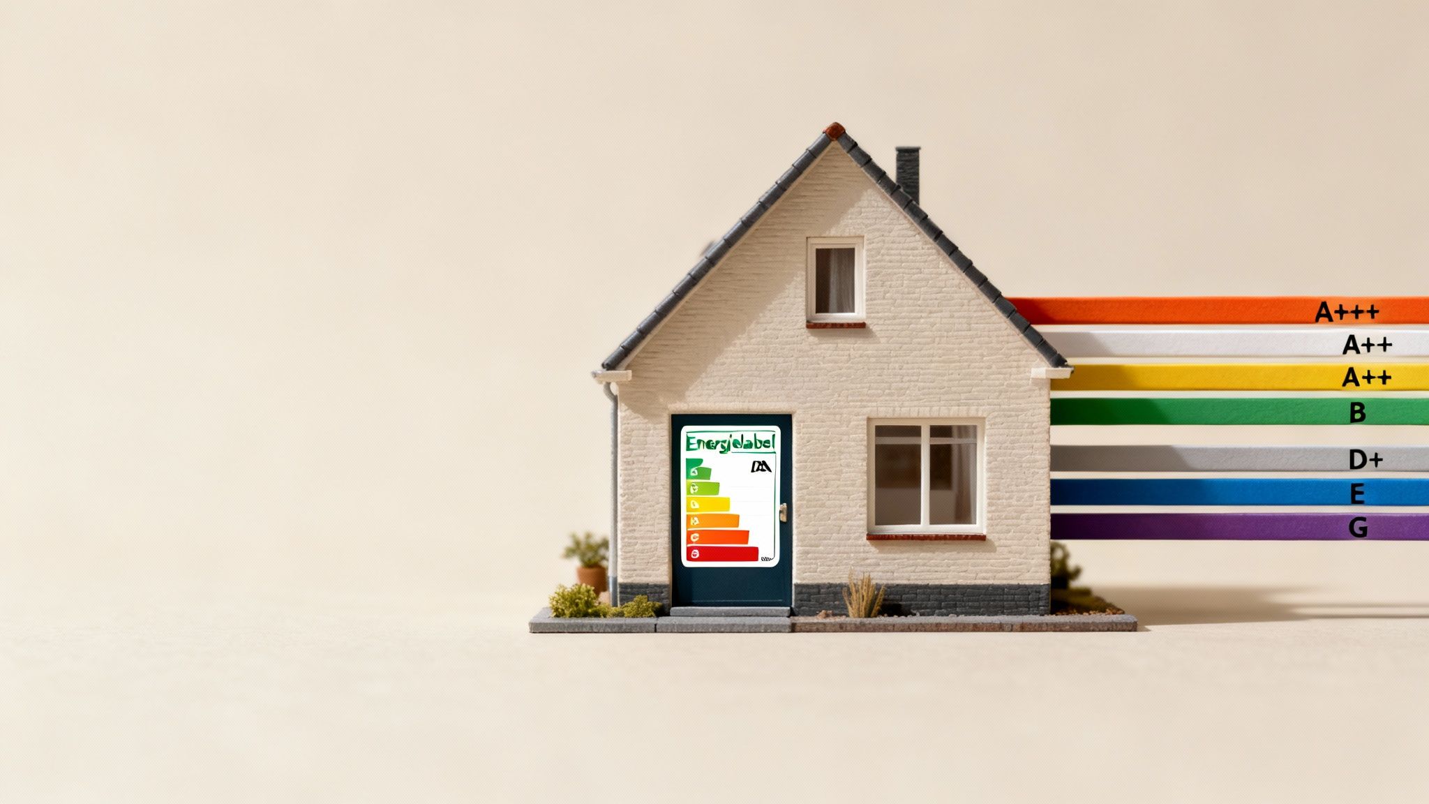 Energielabel huis.