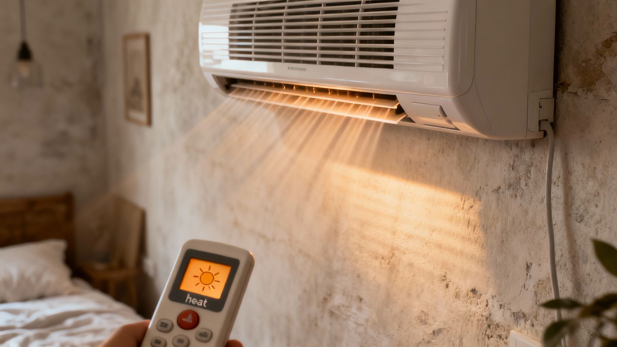 je huis verwarmen met airco.