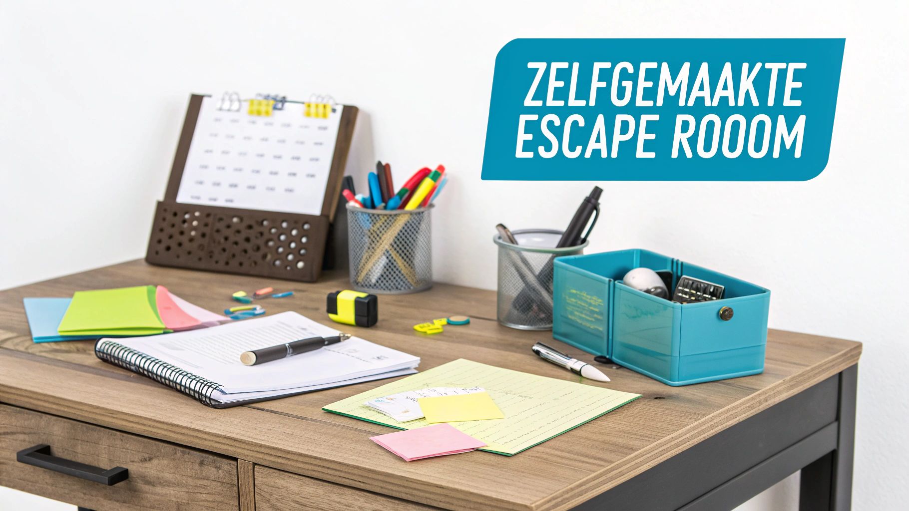 Escape Rooms met zelfgemaakte puzzels