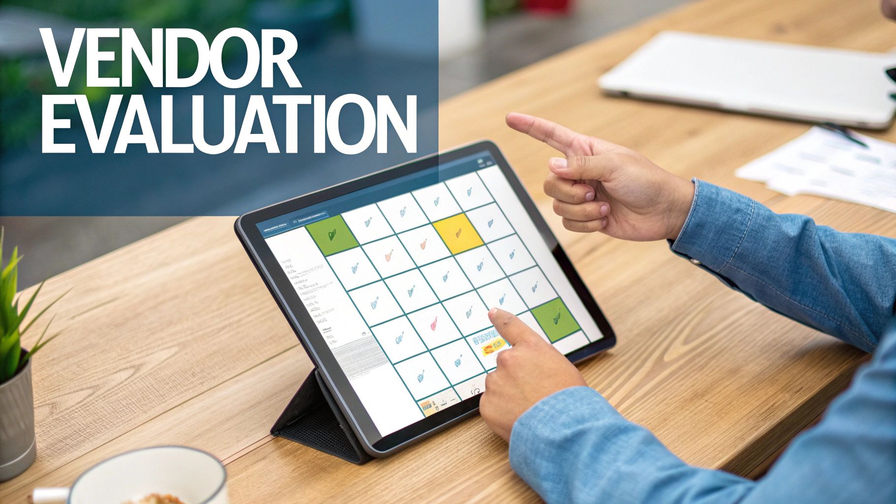 A close-up of a checklist on a clipboard, representing a systematic evaluation process.