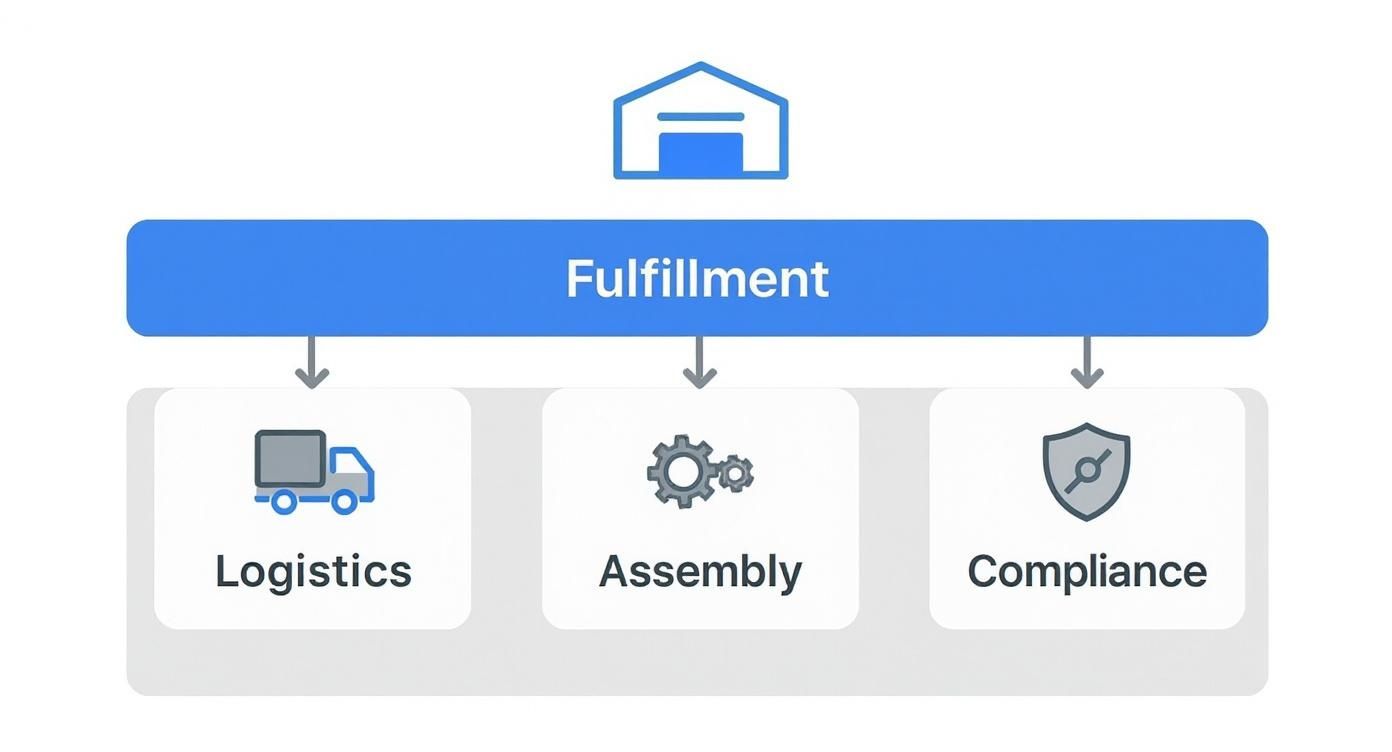 Infographic about meal kit fulfillment services