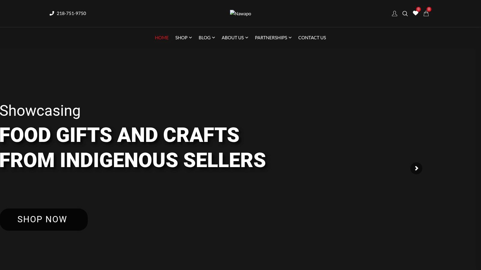 Nawapo (Marketplace for Red Lake Nation Foods & KC’s Best Wild Rice)