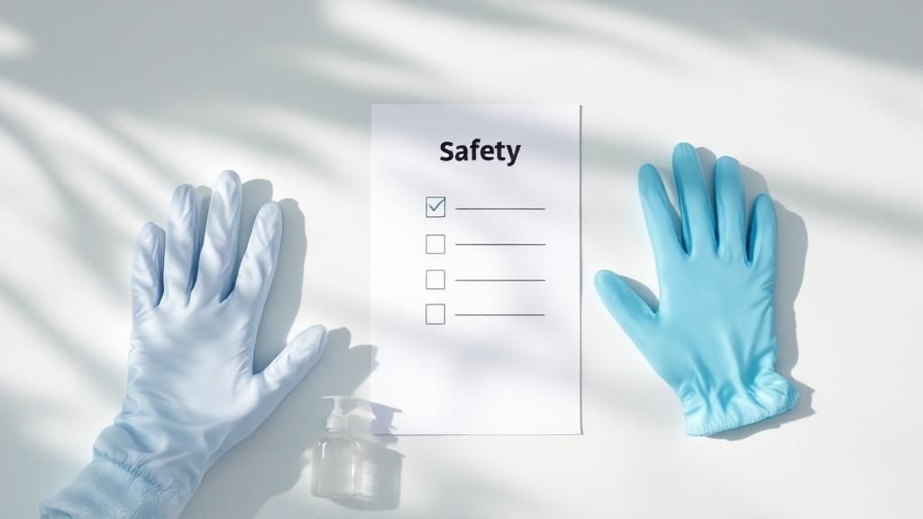 An image illustrating the concept of Safety-First Content Creation & Education